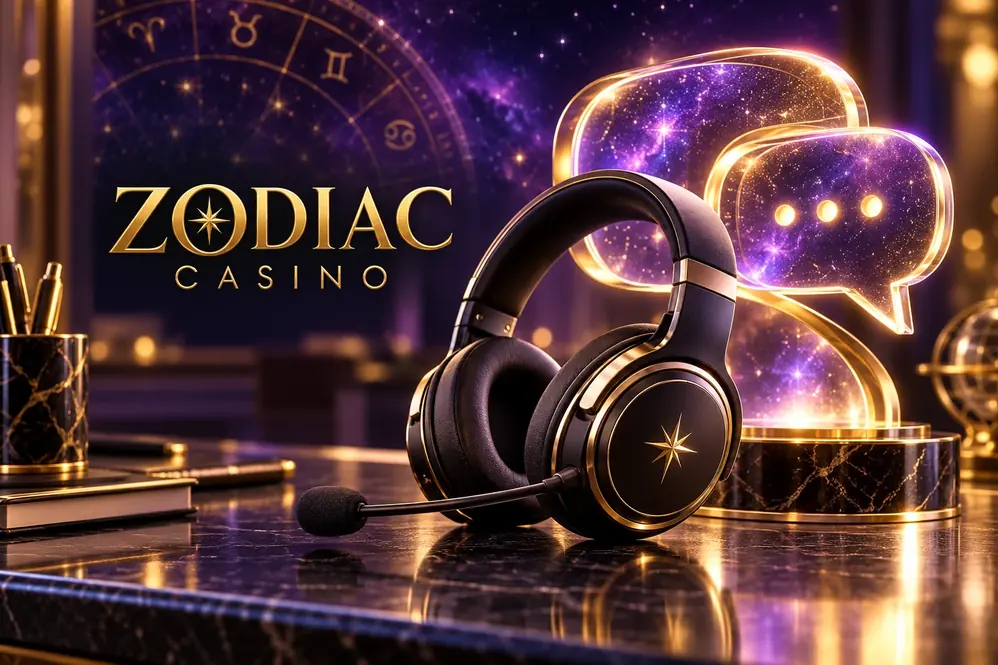 Ilustración: soporte de Zodiac Casino